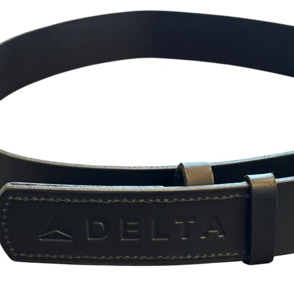 Mechanics Belt Delta Airlines logo buckle made in the USA size 34 - Picture 1 of 8